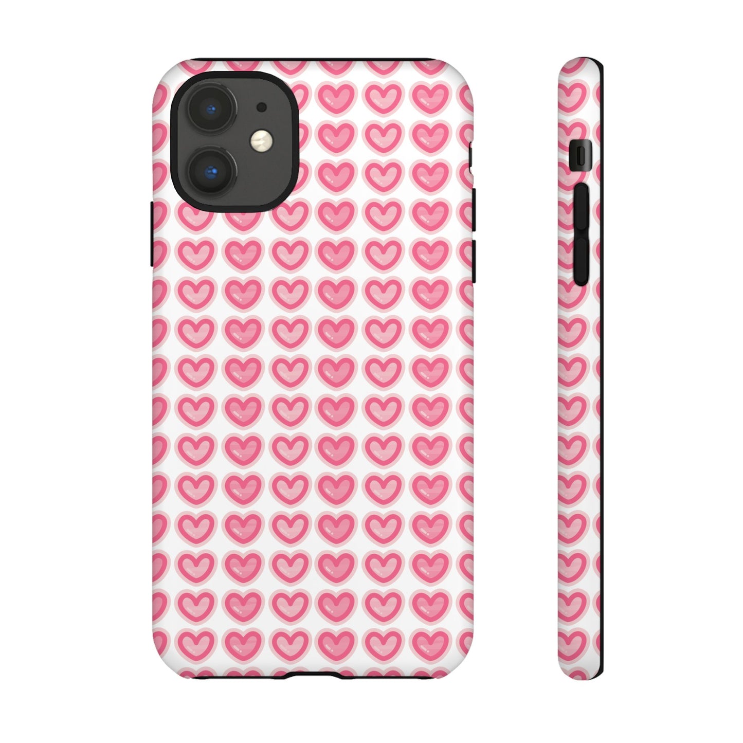 Hearts Pattern - Tough Cases iPhone Samsung Google Pixel - MahaCase