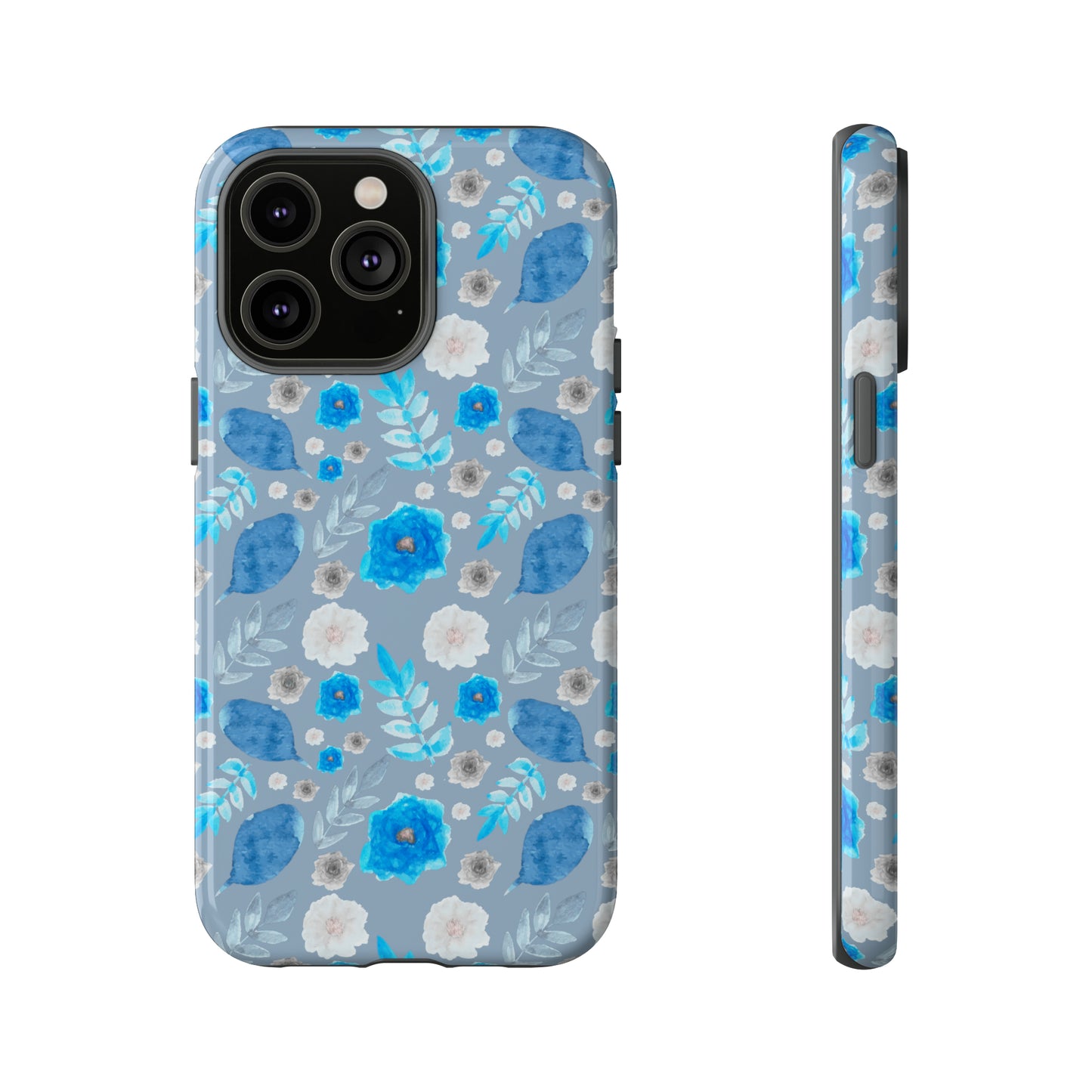 Blue Blooms-Tough Cases - MahaCase