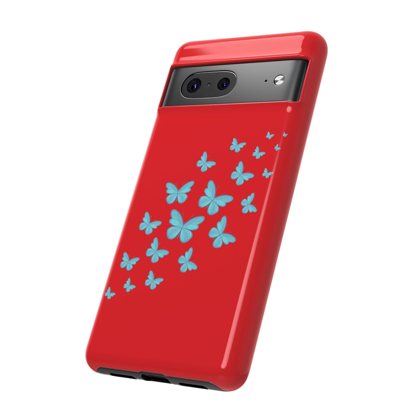 Butterflies in Red - Tough Cases iPhone Samsung Google Pixel - MahaCase