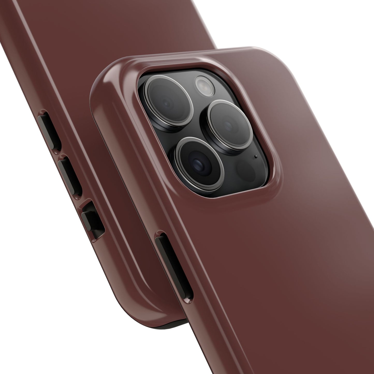 Phone Case - Garnet Color Fall 2025 Trending Color, Sturdy Phone Cases, Durable Cell Phone Covers, Trendy Gadget Protection, Unique Phone Accessories- iPhone, Samsung