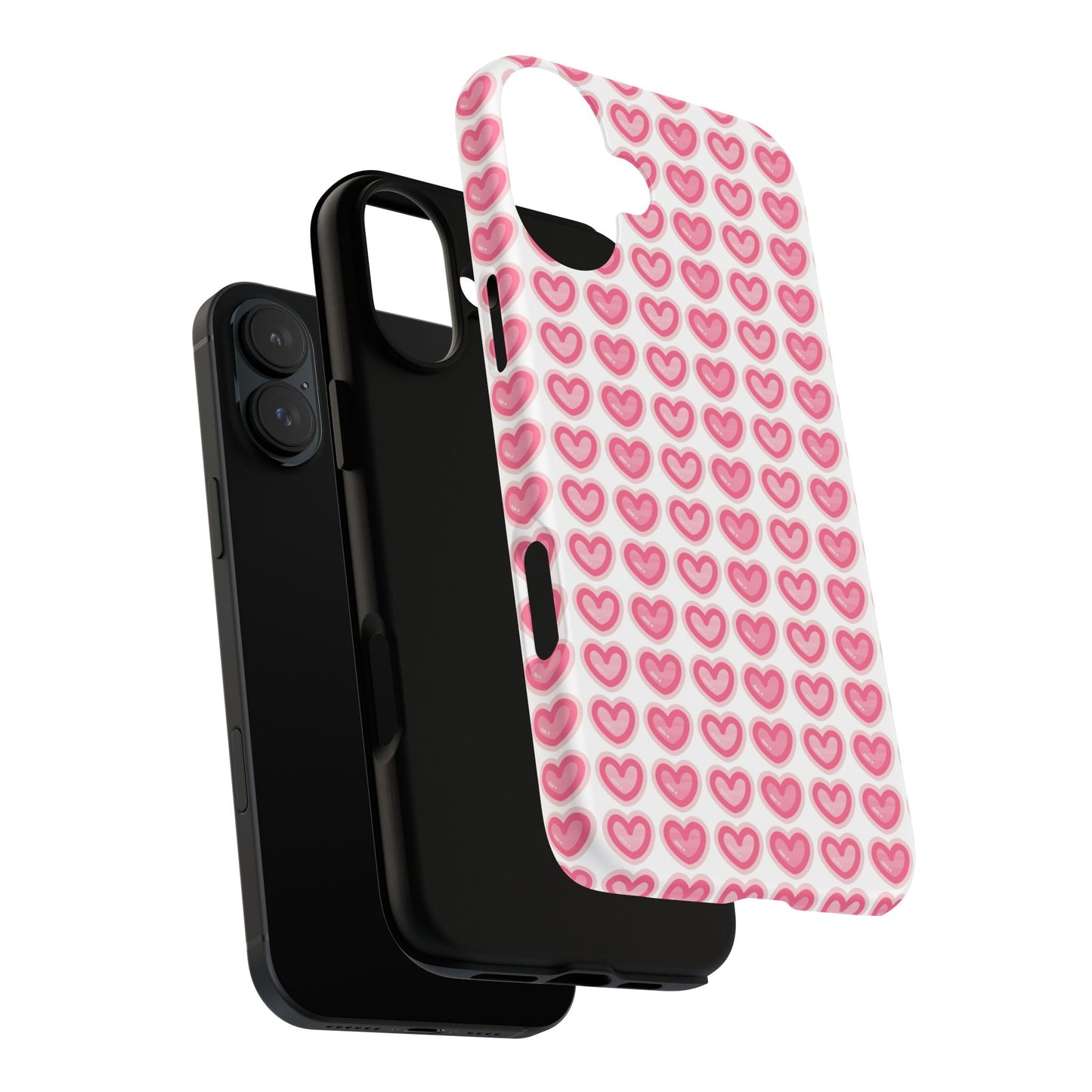 Hearts Pattern - Tough Cases iPhone Samsung Google Pixel - MahaCase