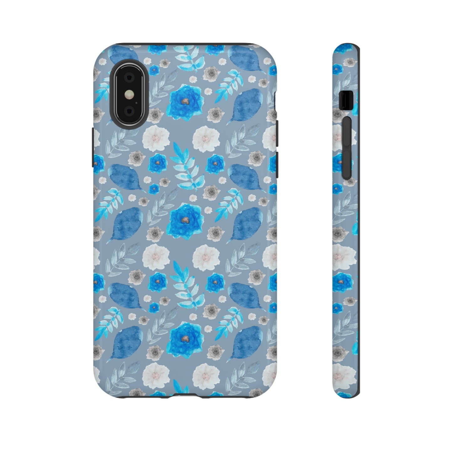 Blue Blooms-Tough Cases - MahaCase