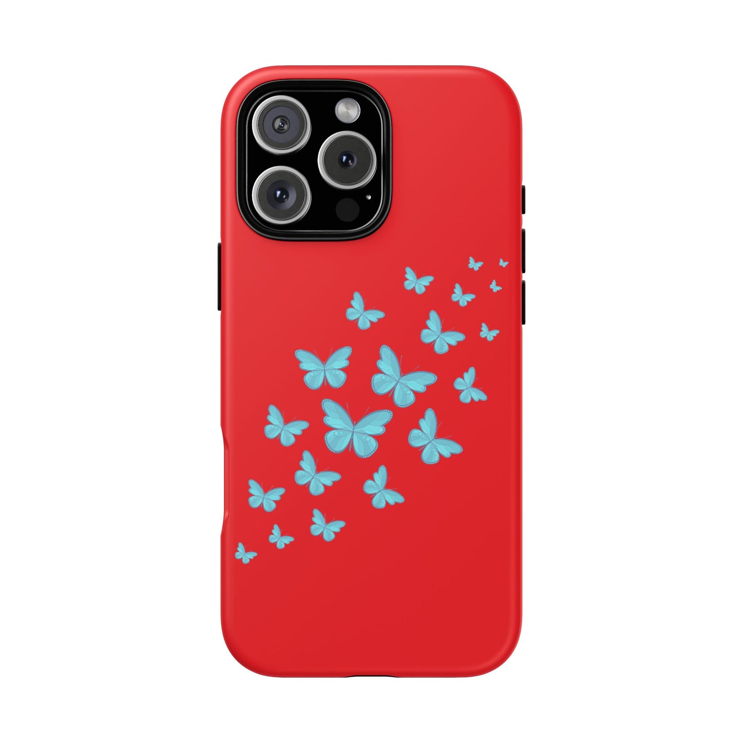 Butterflies in Red - Tough Cases iPhone Samsung Google Pixel - MahaCase