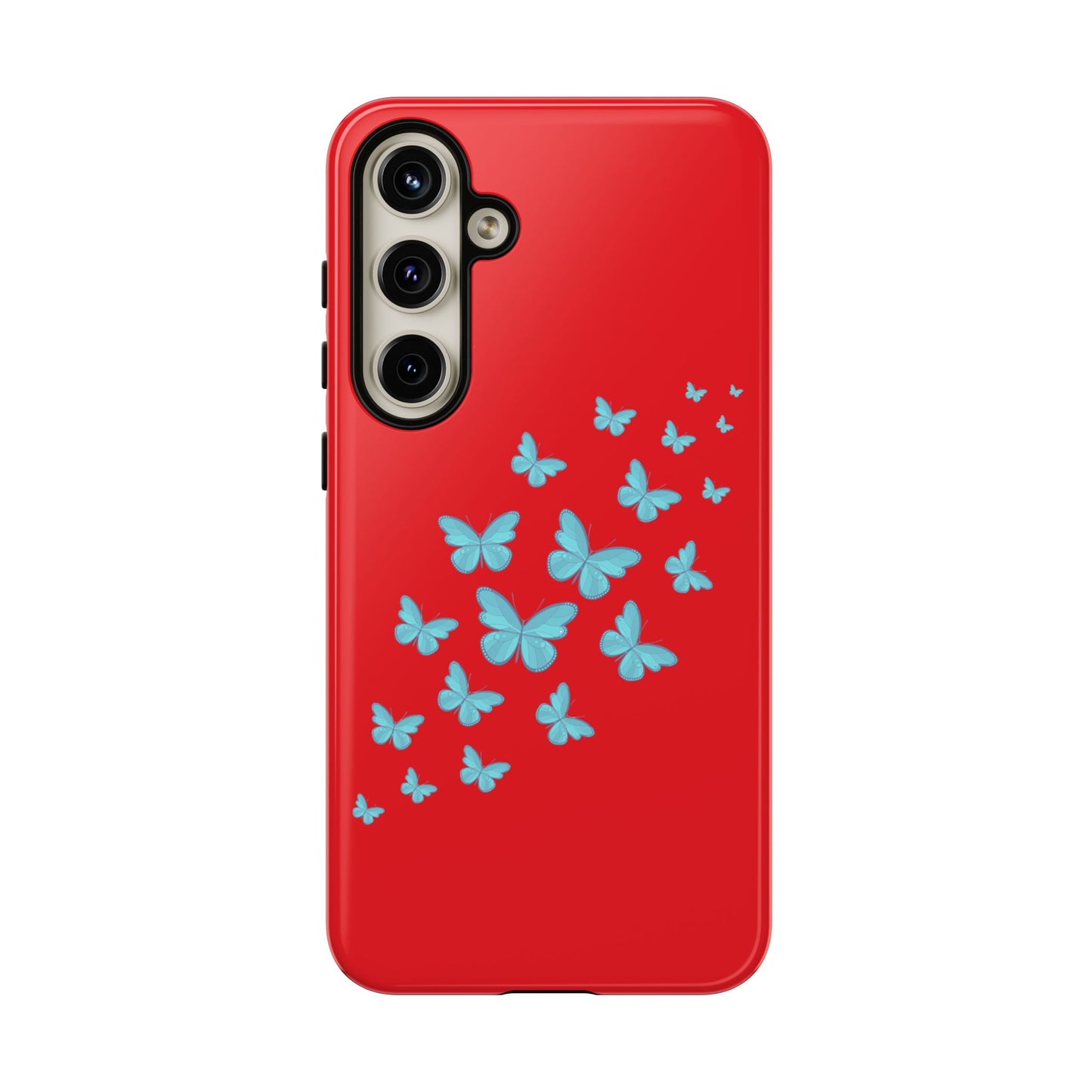 Butterflies in Red - Tough Cases iPhone Samsung Google Pixel - MahaCase