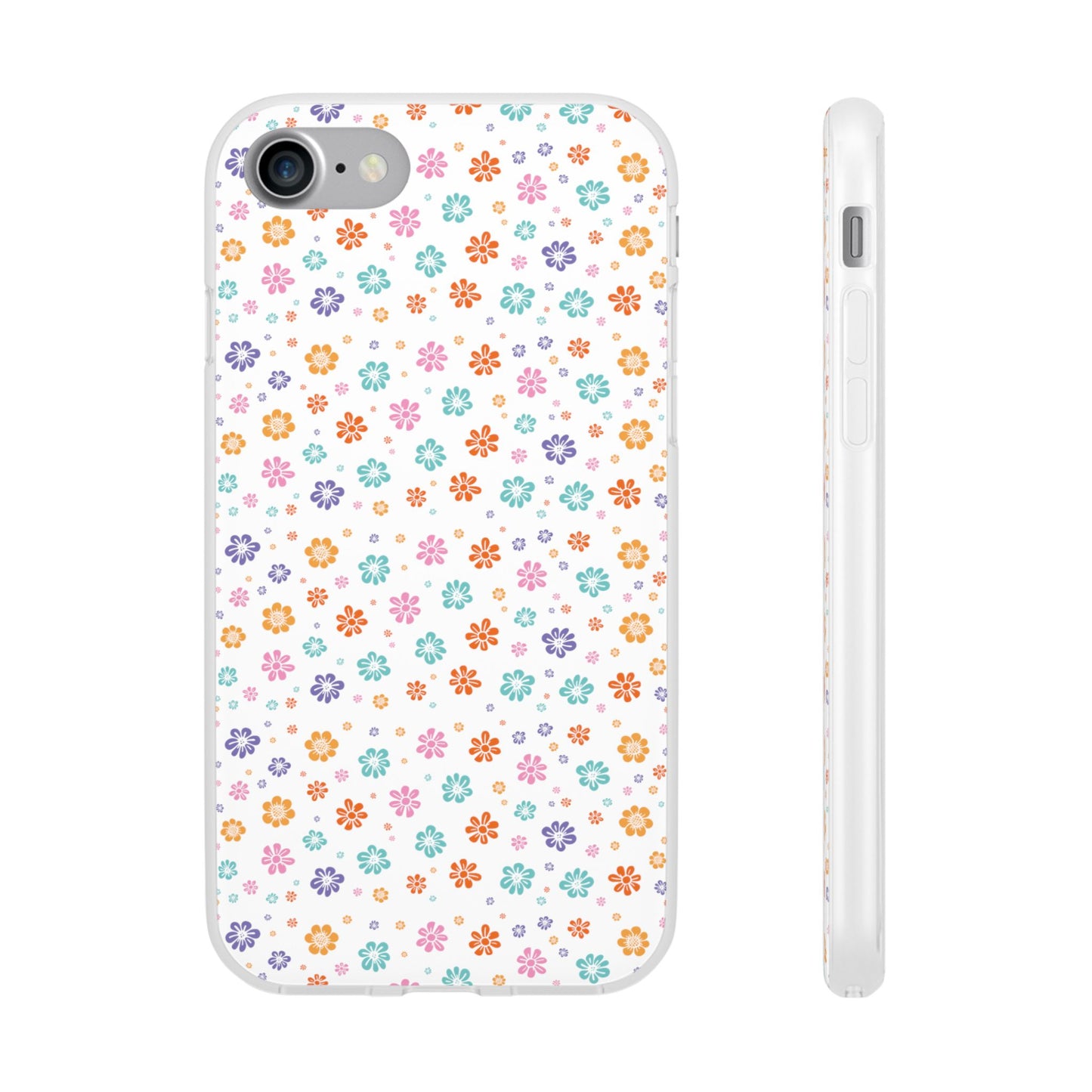 Colorful Spring Floral Flexi Case - Stylish Phone Protection - iPhone Samsung with Gift Packaging - MahaCase