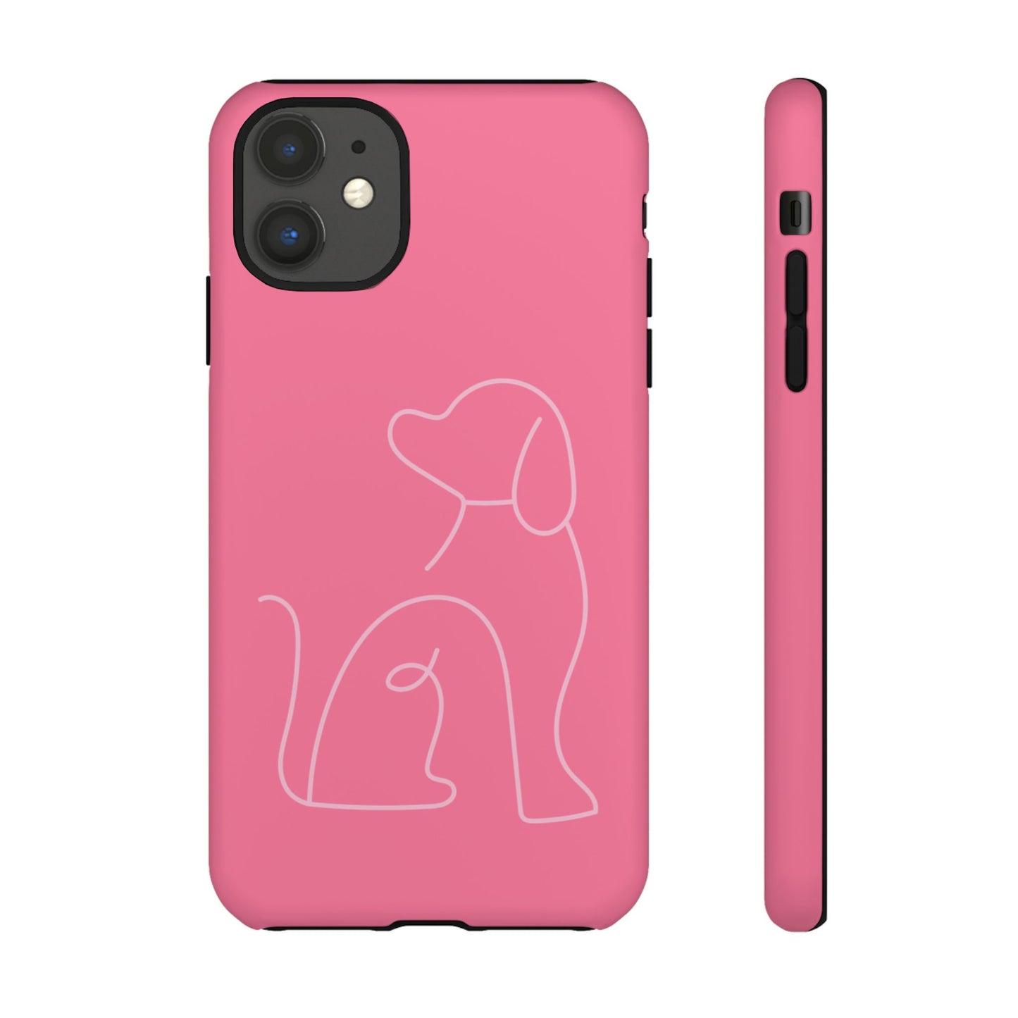 Pink Pup #10-Tough Cases iPhone Samsung Google Pixel - MahaCase