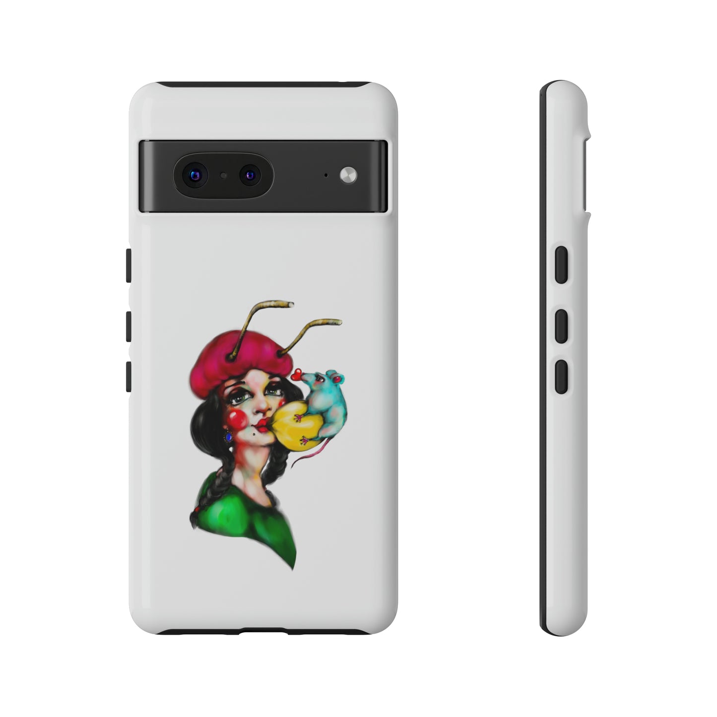 Design #211 White BKG-Tough Cases - MahaCase