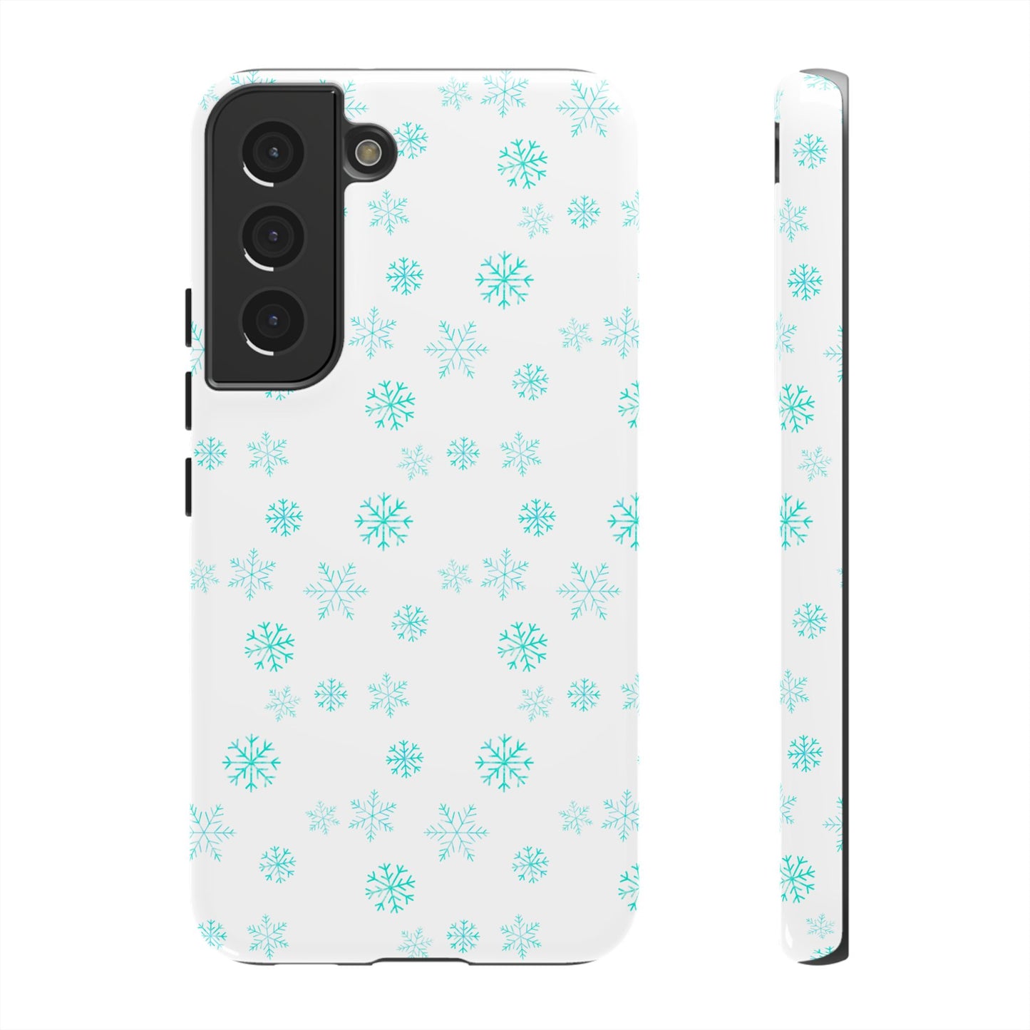 Snowy Blue #12 - Tough Cases iPhone Samsung Google Pixel - MahaCase