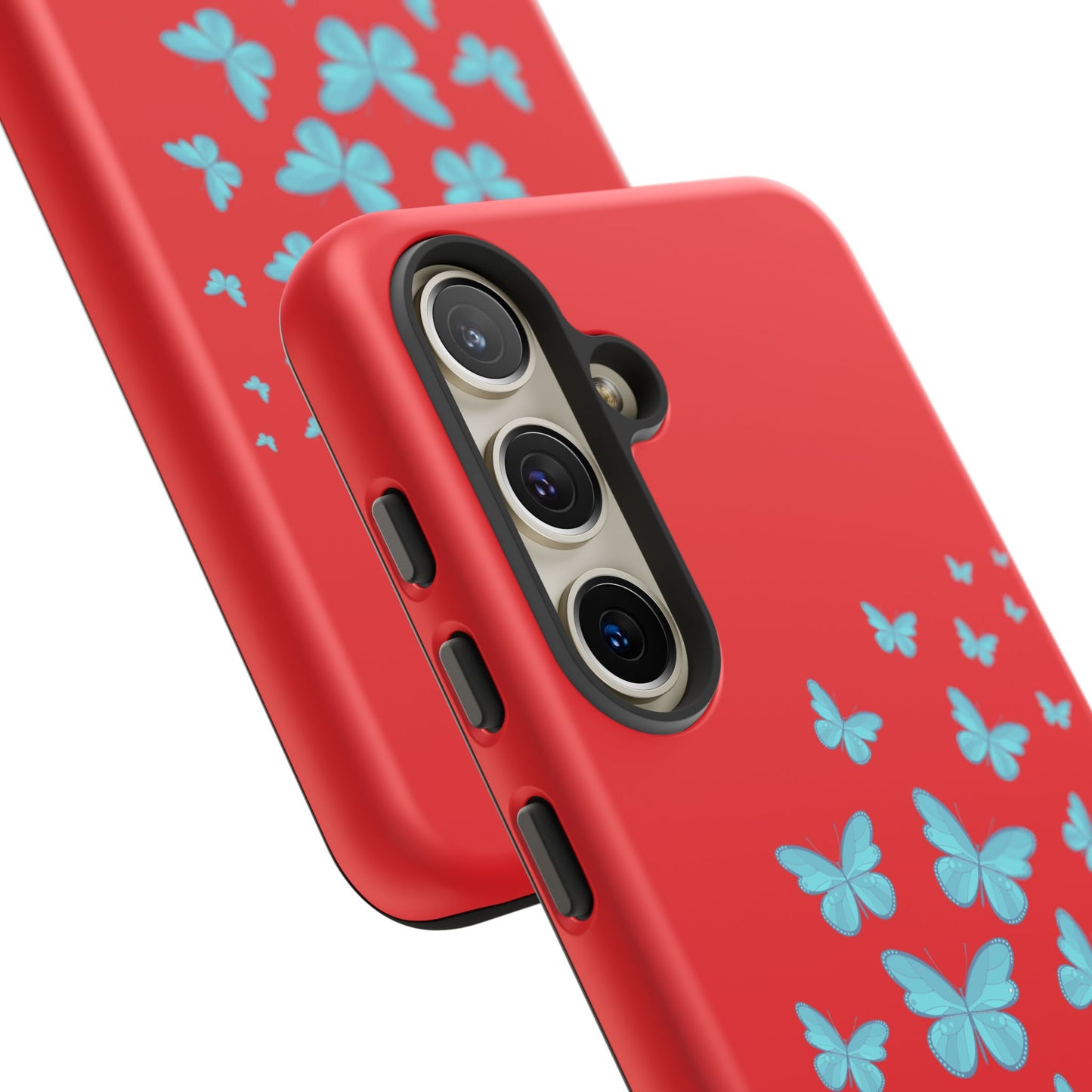 Butterflies in Red - Tough Cases iPhone Samsung Google Pixel - MahaCase