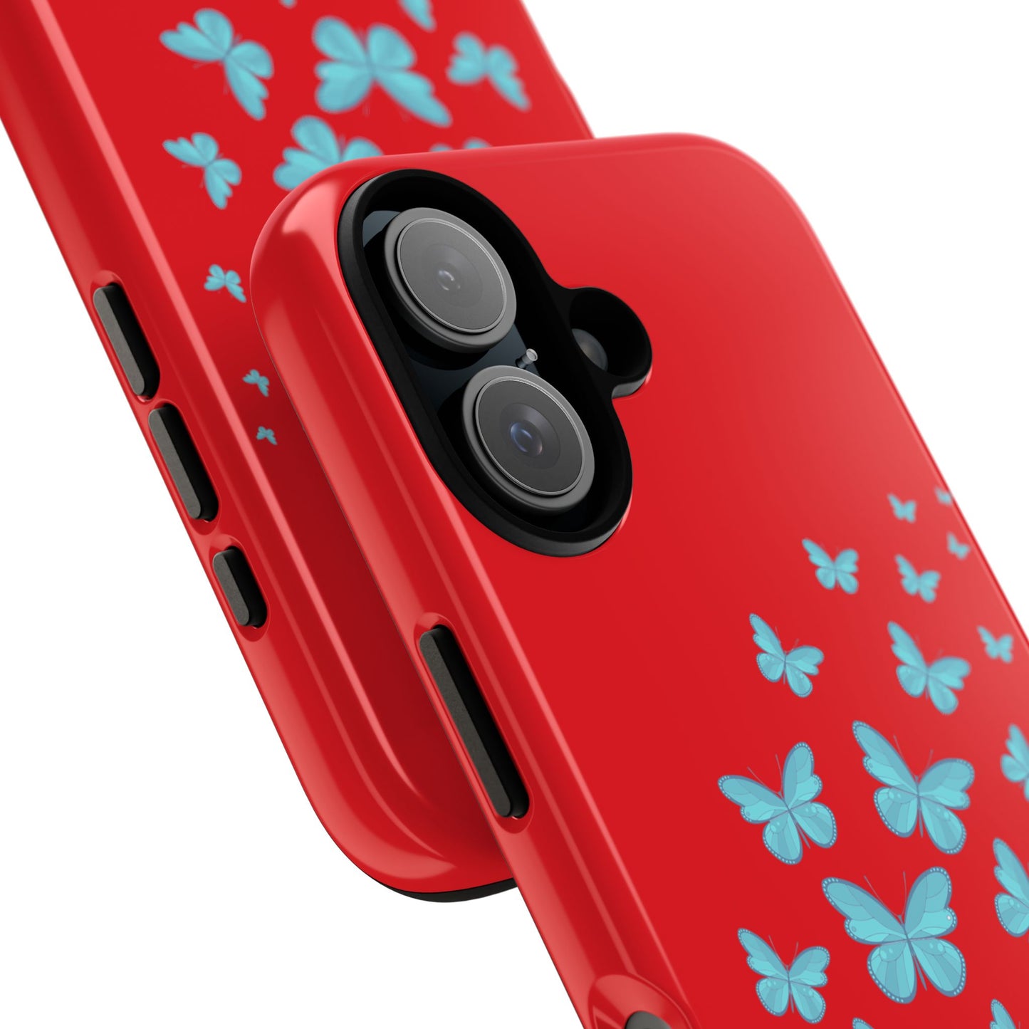 Butterflies in Red - Tough Cases iPhone Samsung Google Pixel - MahaCase