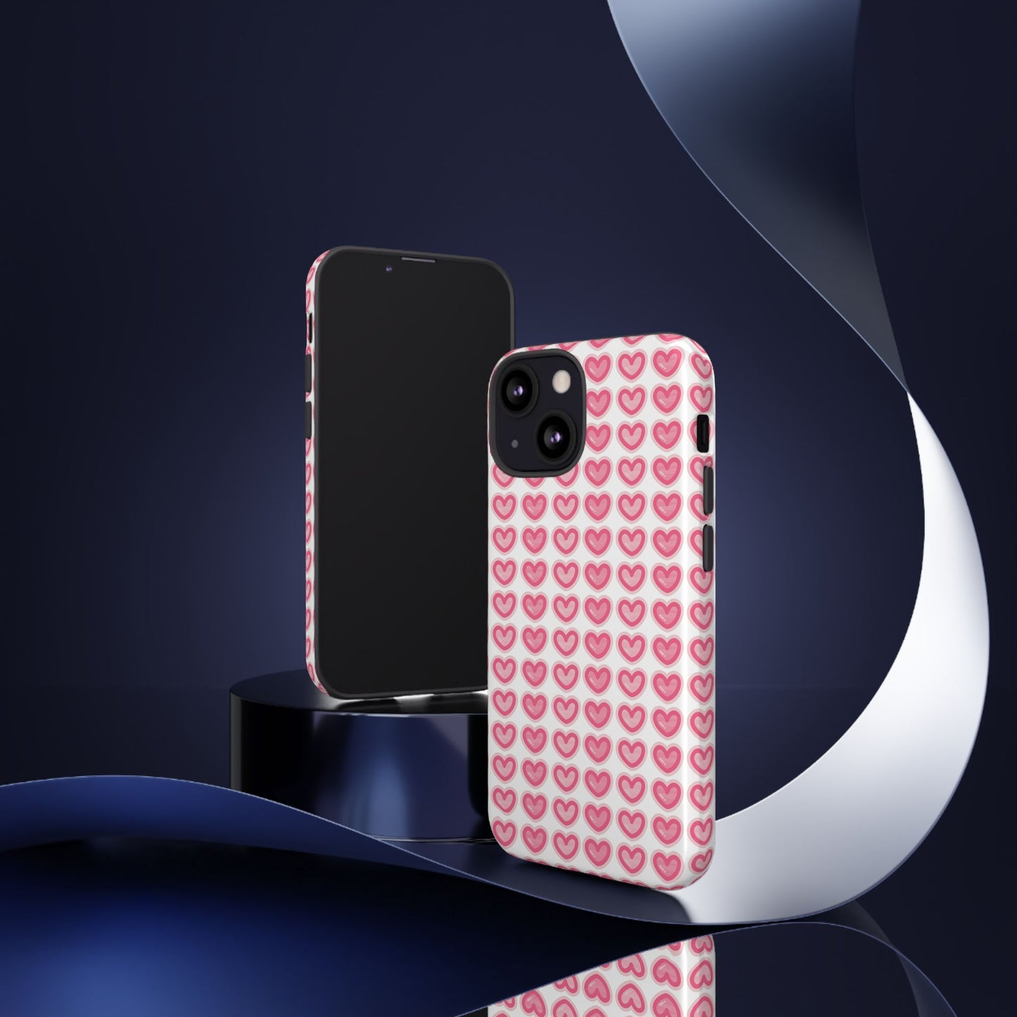 Hearts Pattern - Tough Cases iPhone Samsung Google Pixel - MahaCase