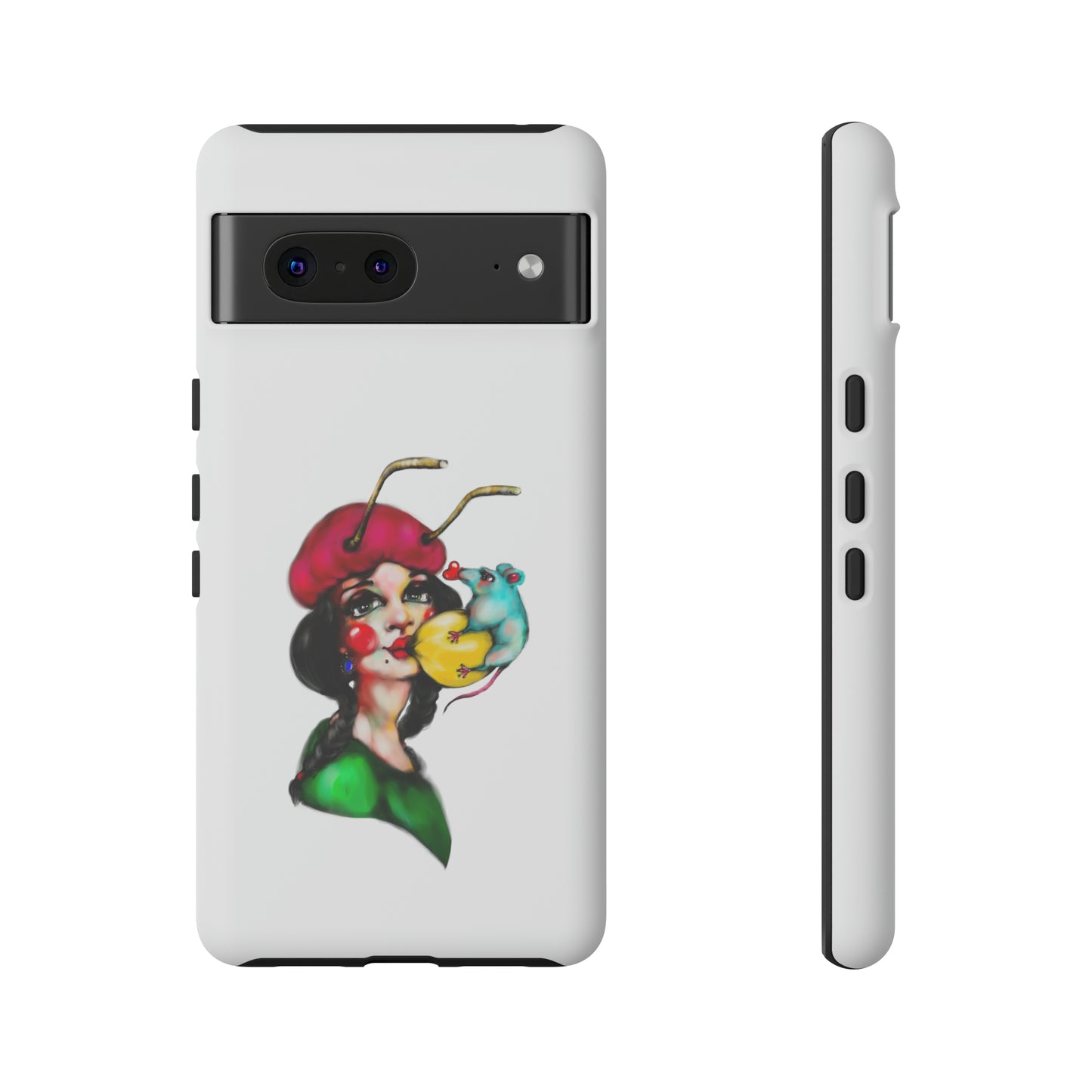 Design #211 White BKG-Tough Cases - MahaCase