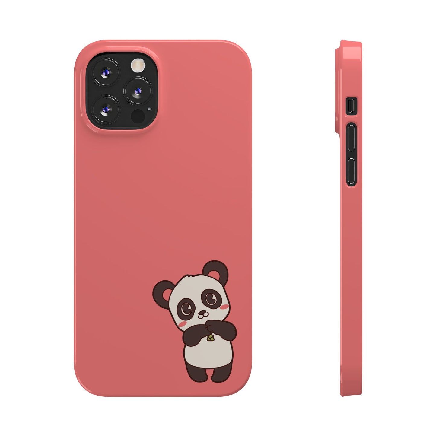 Cute Panda #36-Slim iPhone Cases - MahaCase