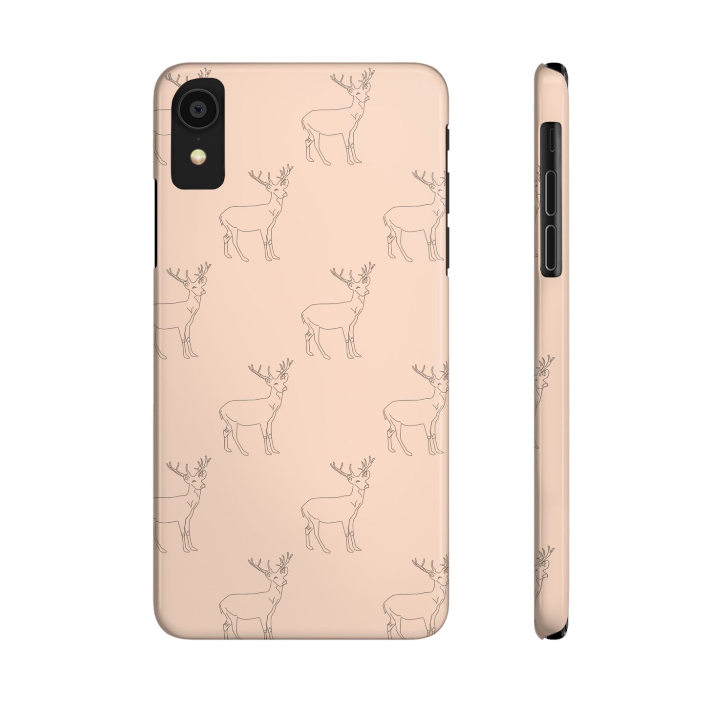 Deer Pattern #03-Slim iPhone Cases - MahaCase