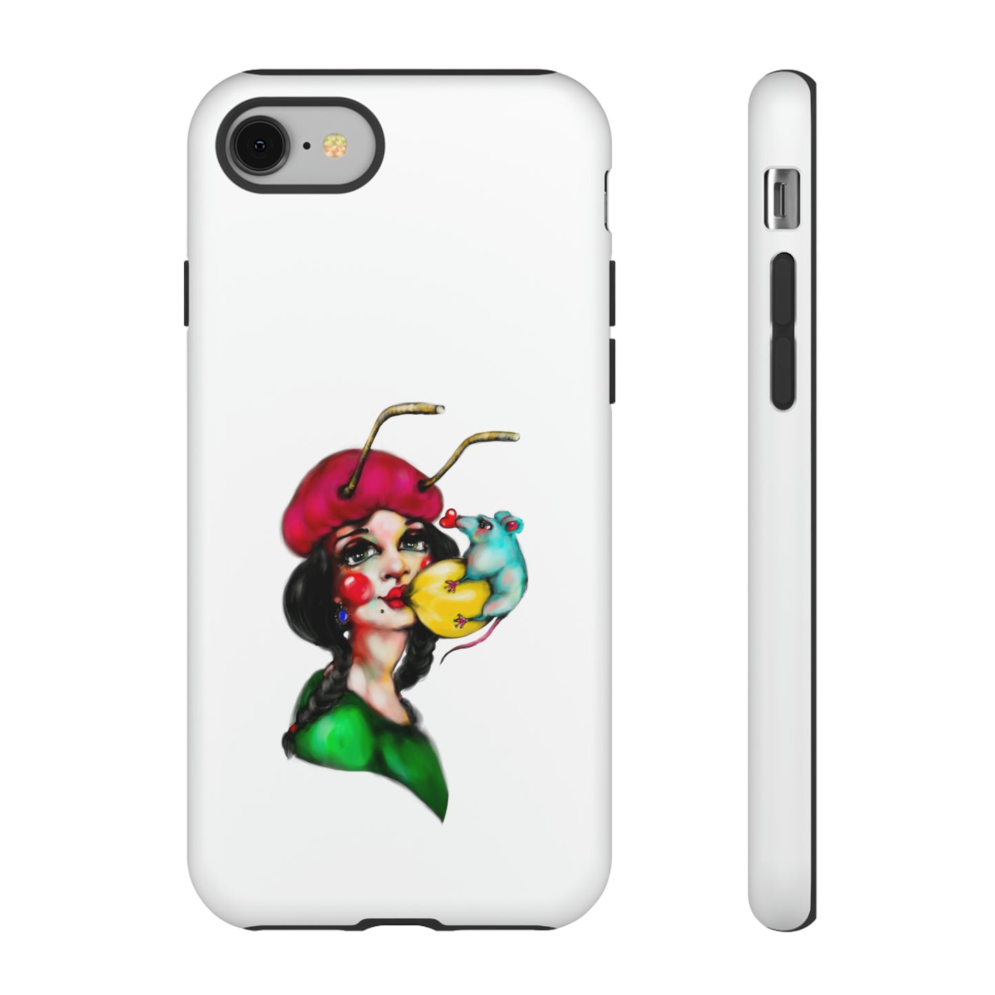 Design #211 White BKG-Tough Cases - MahaCase