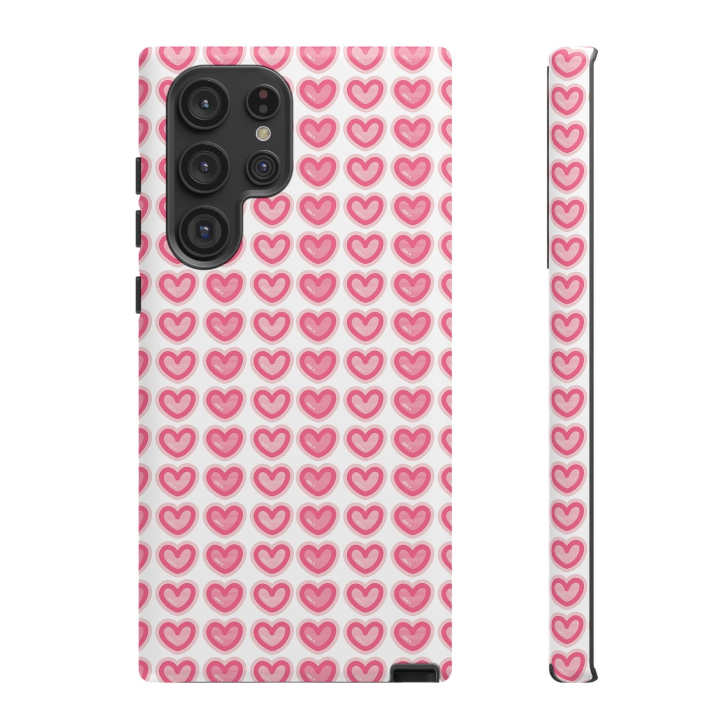 Hearts Pattern - Tough Cases iPhone Samsung Google Pixel - MahaCase