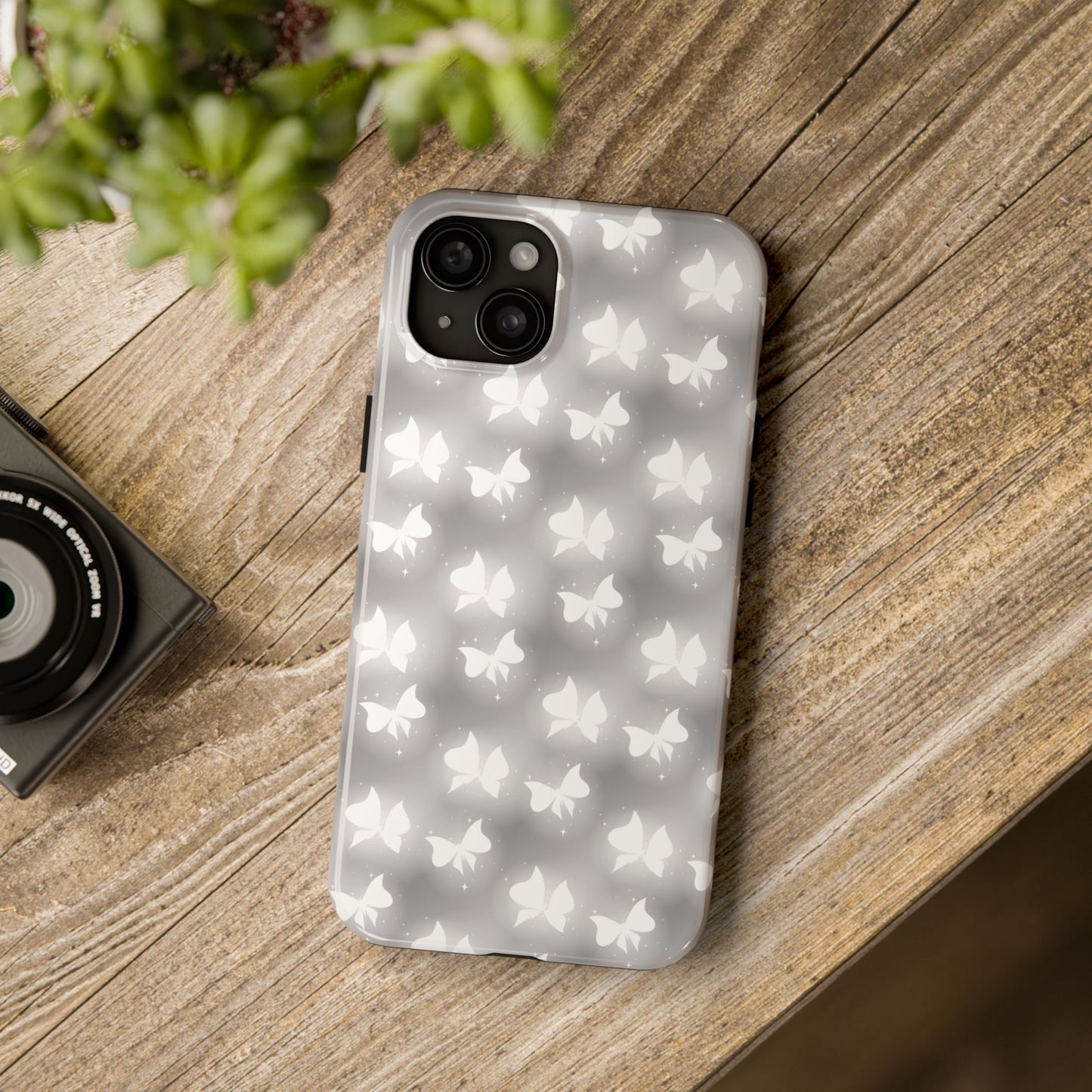 Nature 2 - Inspired Tough Phone Case with Butterfly Design iPhone Samsung Galaxy - MahaCase