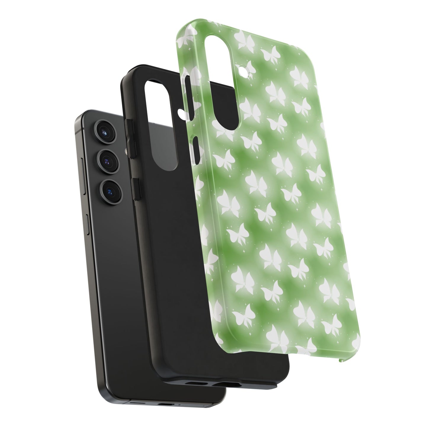 Nature-Inspired Tough Phone Case with Butterfly Design iPhone Samsung Galaxy - MahaCase