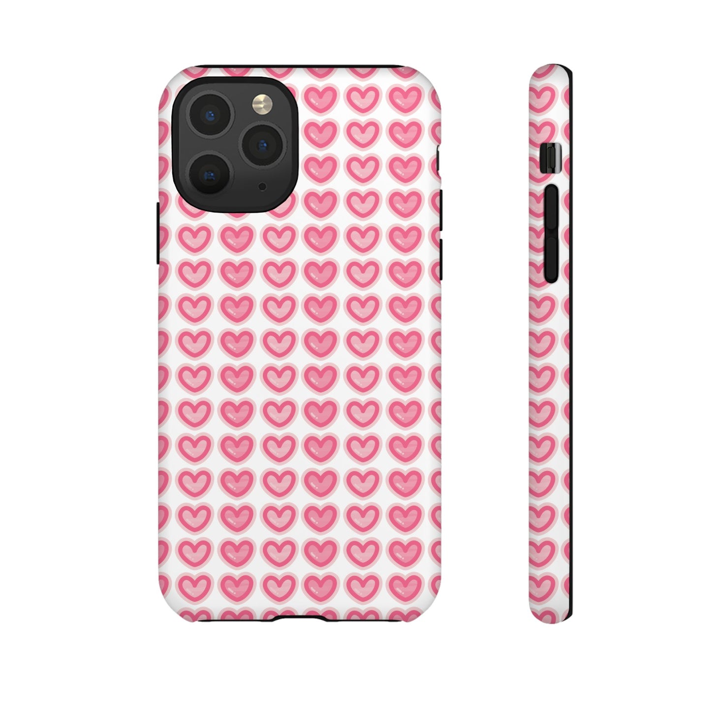 Hearts Pattern - Tough Cases iPhone Samsung Google Pixel - MahaCase