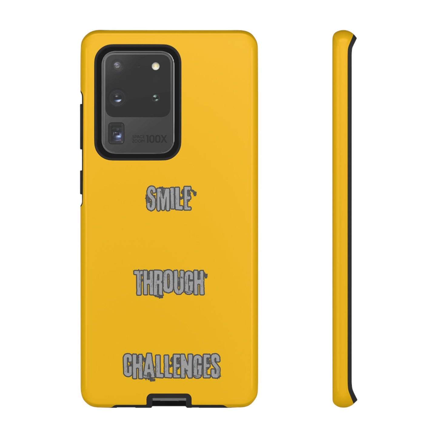 Smile Through Challenges Tough Cases iPhone Samsung Google Pixel - MahaCase