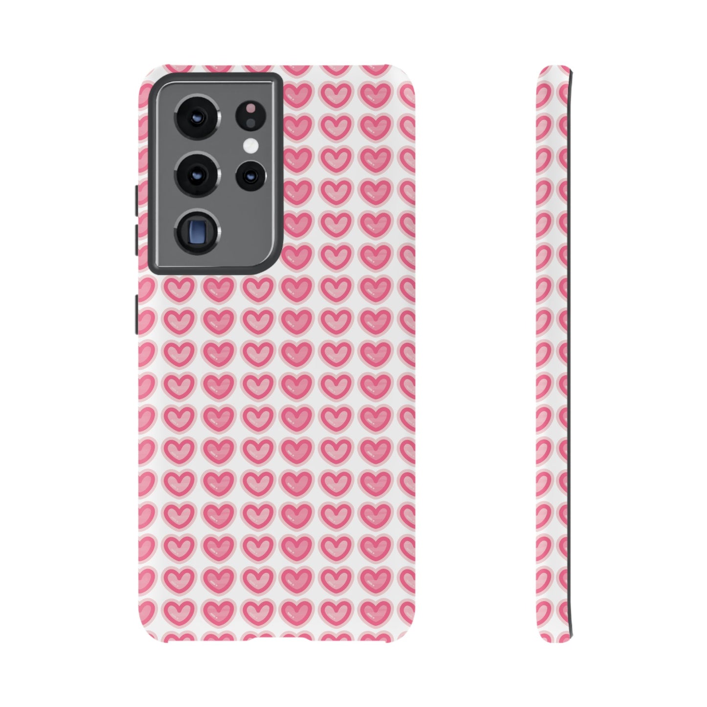 Hearts Pattern - Tough Cases iPhone Samsung Google Pixel - MahaCase