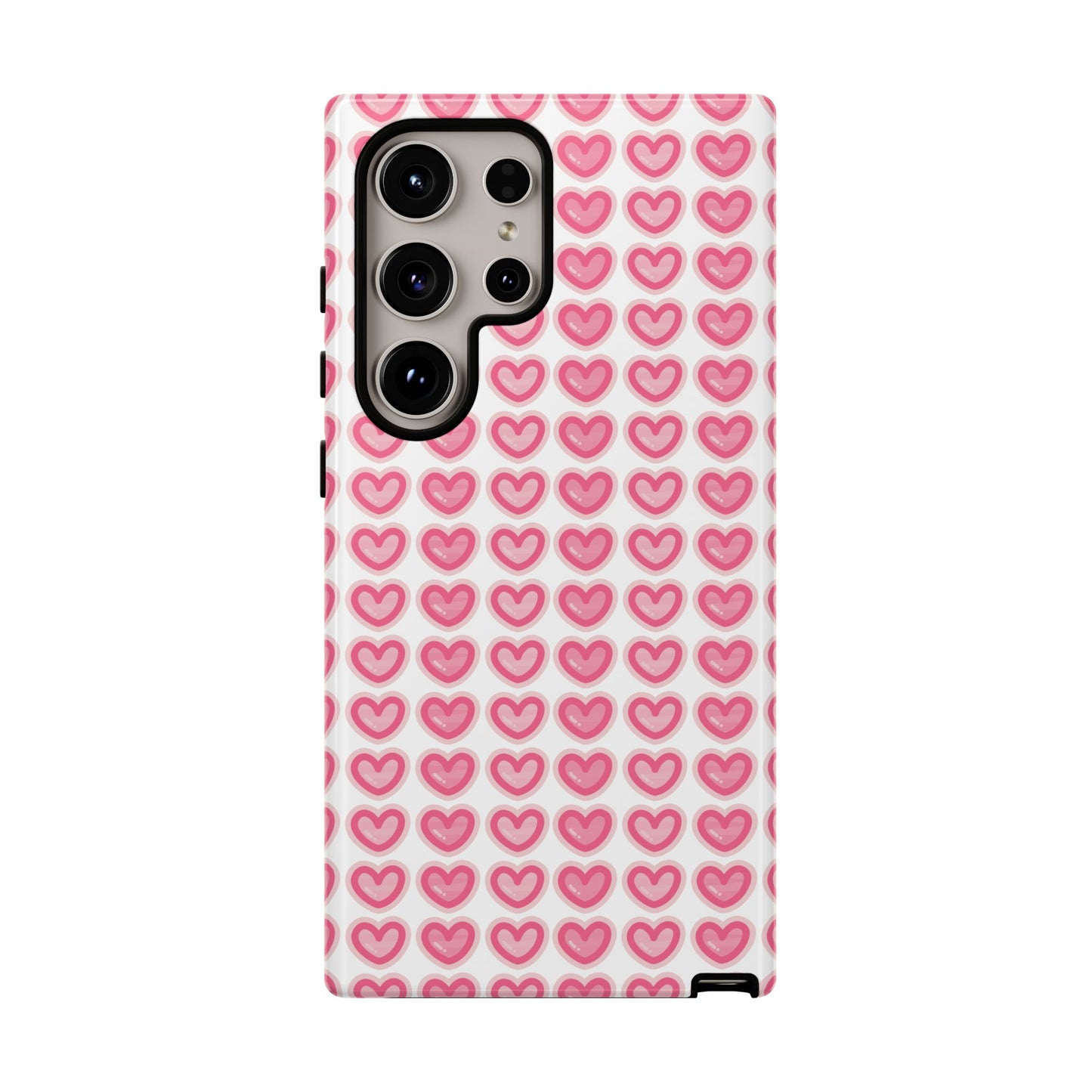 Hearts Pattern - Tough Cases iPhone Samsung Google Pixel - MahaCase