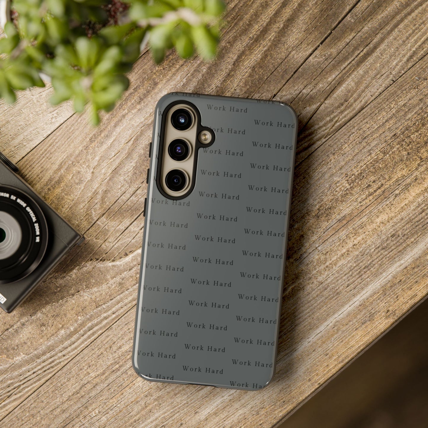 Work Hard Reminder Tough Cases iPhone Samsung Google Pixel - MahaCase