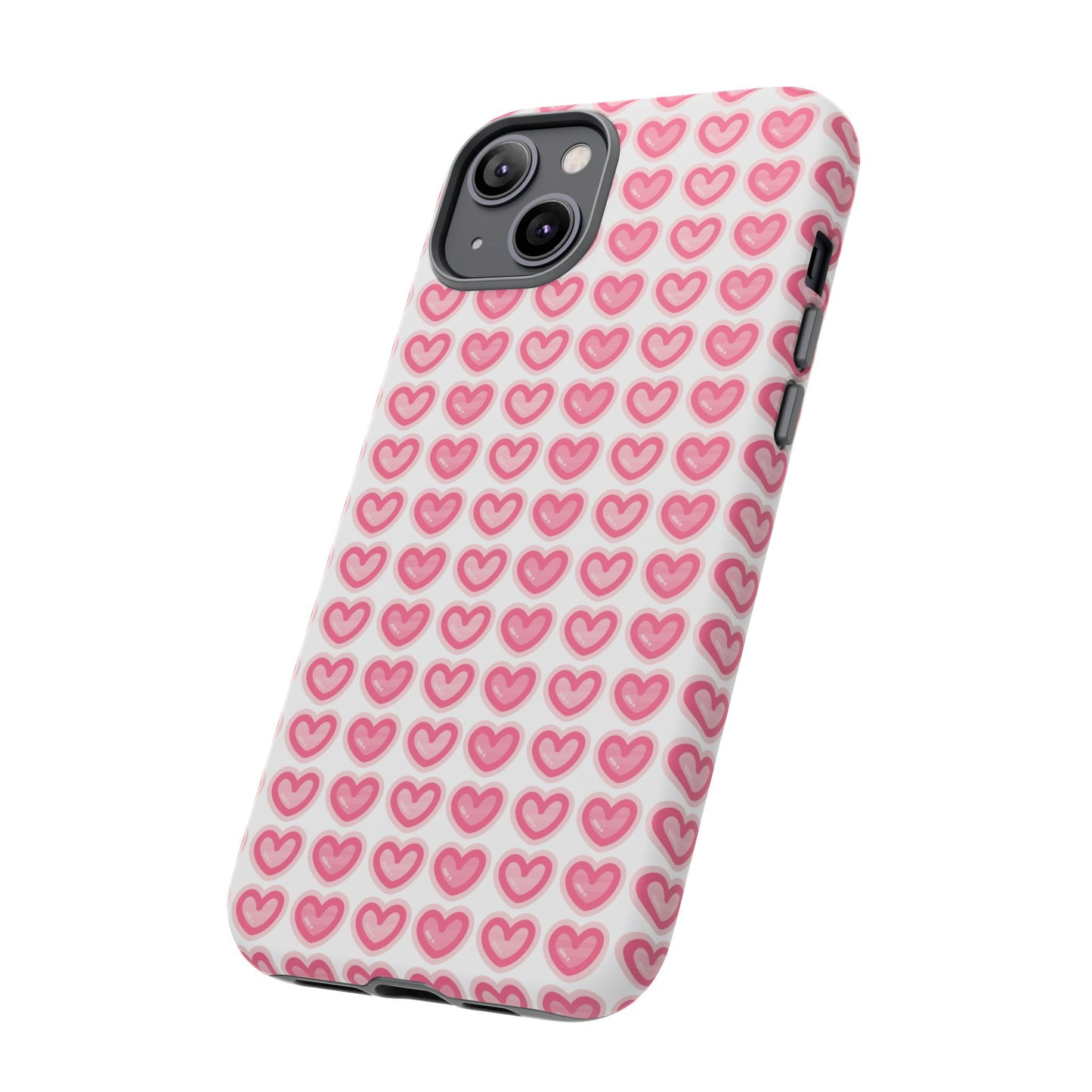 Hearts Pattern - Tough Cases iPhone Samsung Google Pixel - MahaCase