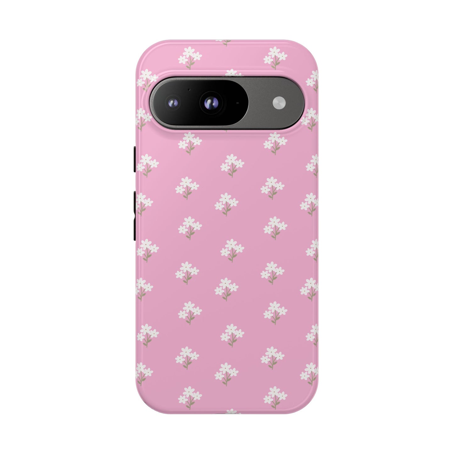 Floral Tough Phone Case - Pink Blossom Design - iPhone Samsung Galaxy Google Pixel - MahaCase