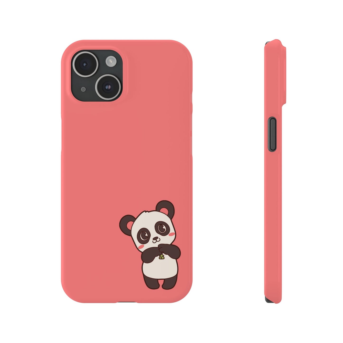 Cute Panda #36-Slim iPhone Cases - MahaCase
