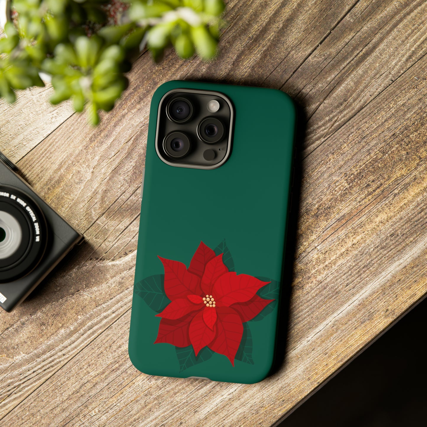 Poinsettia Charm #10-Tough Cases - MahaCase