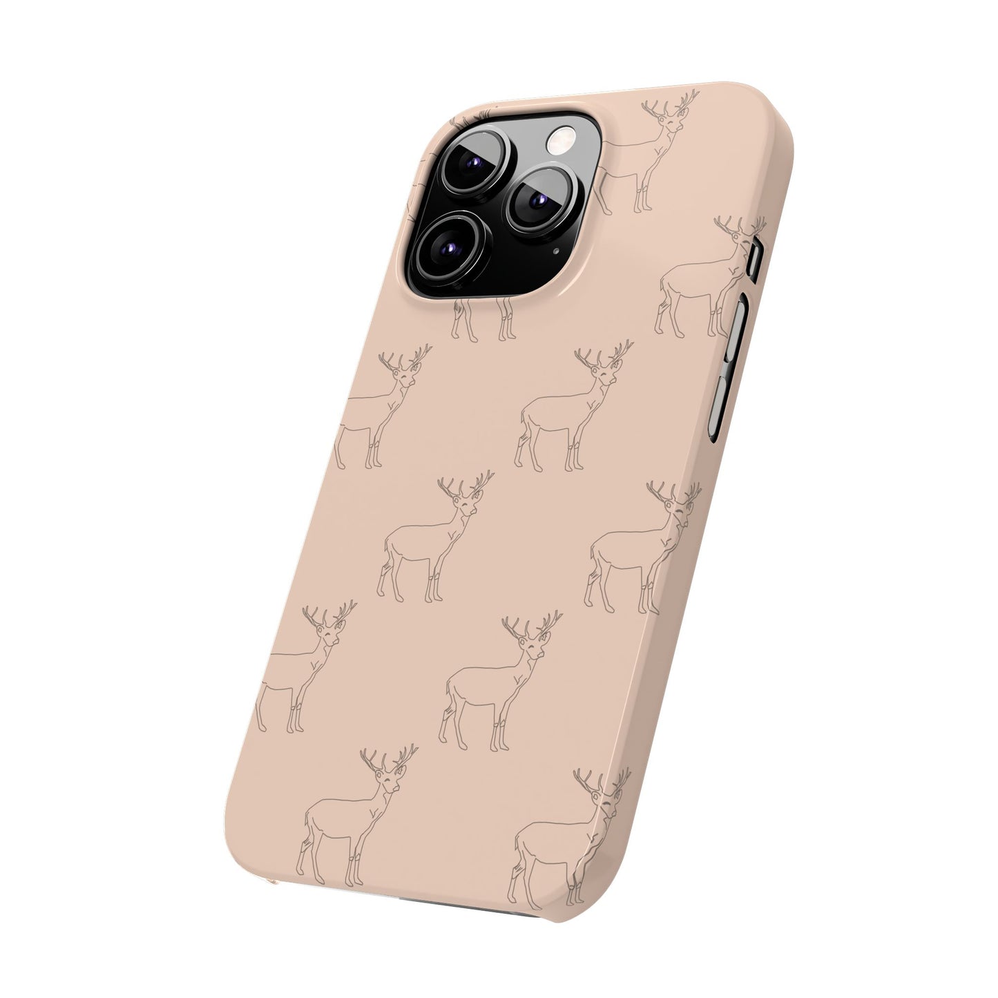 Deer Pattern #03-Slim iPhone Cases - MahaCase