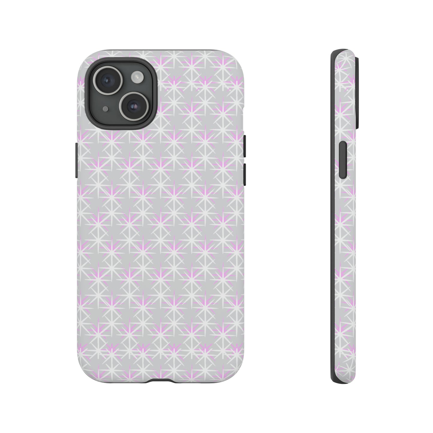 Grey Skies, Pink Stars-Tough Cases - MahaCase