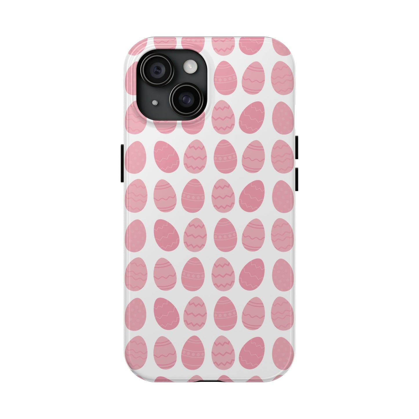 Pink Easter Egg Tough Phone Cases - Durable Protection for Spring Celebrations iPhone Samsung Galaxy - MahaCase