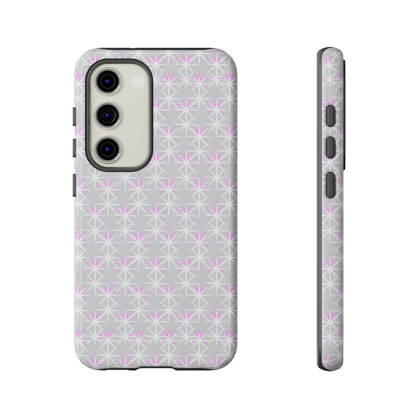 Grey Skies, Pink Stars-Tough Cases - MahaCase