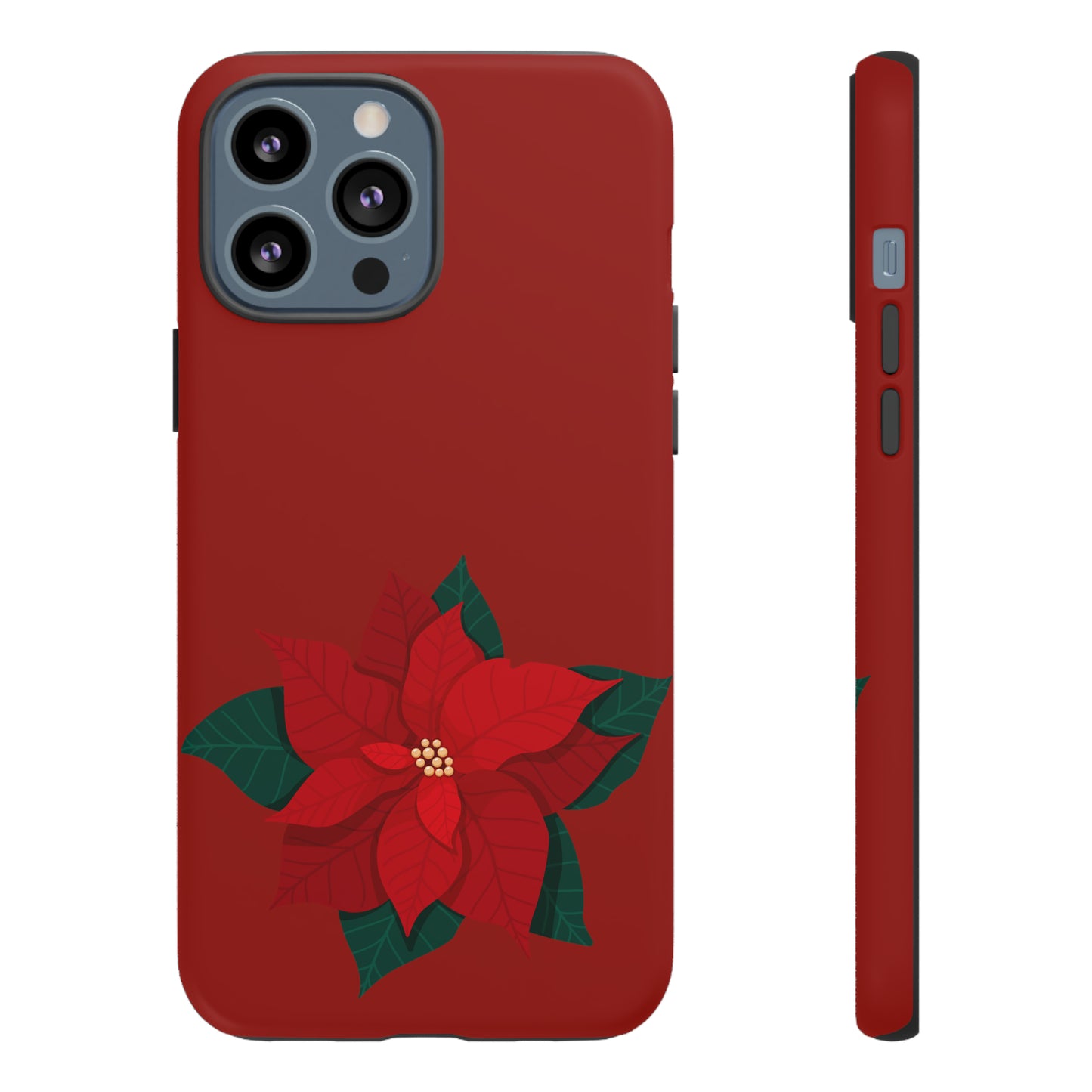 Poinsettia Charm #12-Tough Cases - MahaCase