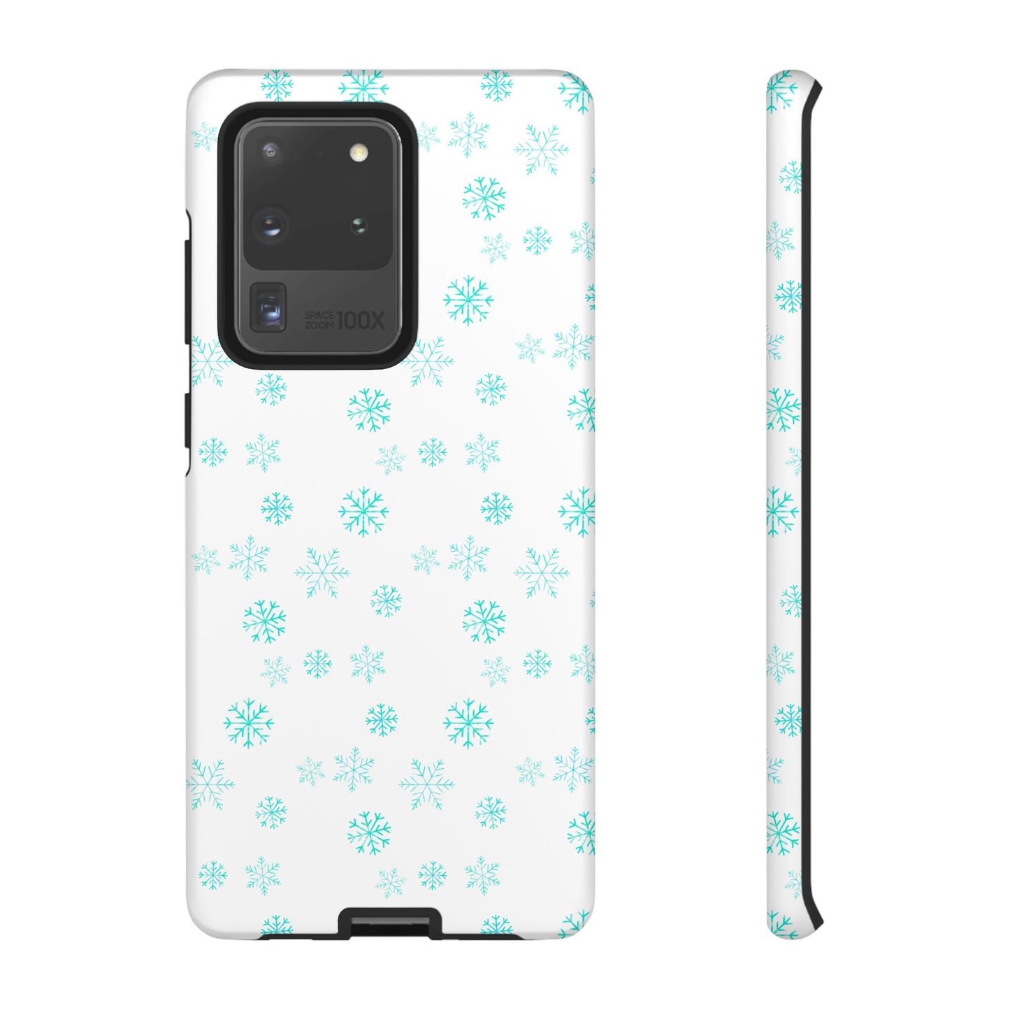 Snowy Blue #12 - Tough Cases iPhone Samsung Google Pixel - MahaCase