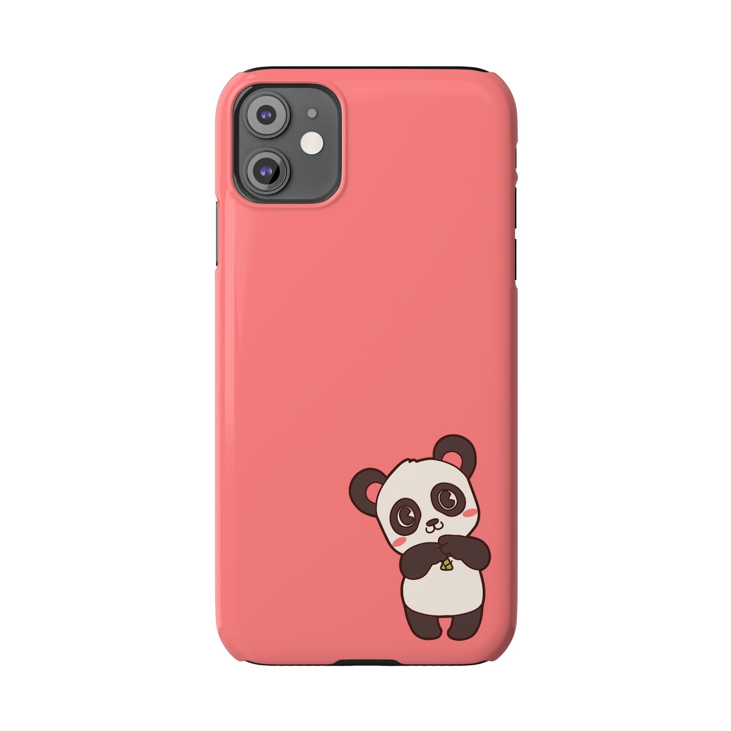 Cute Panda #36-Slim iPhone Cases - MahaCase