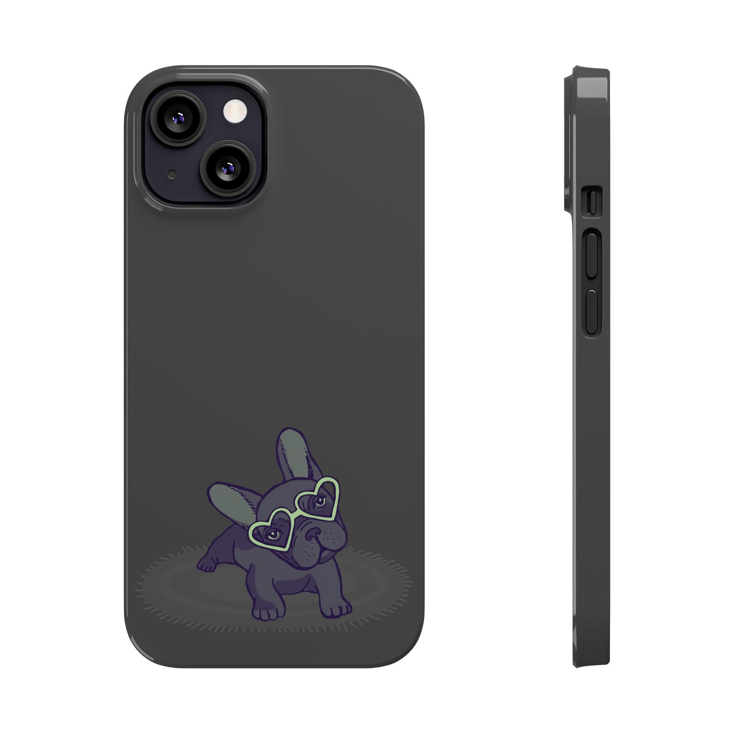 Bulldog Puppy Slim iPhone Cases - MahaCase