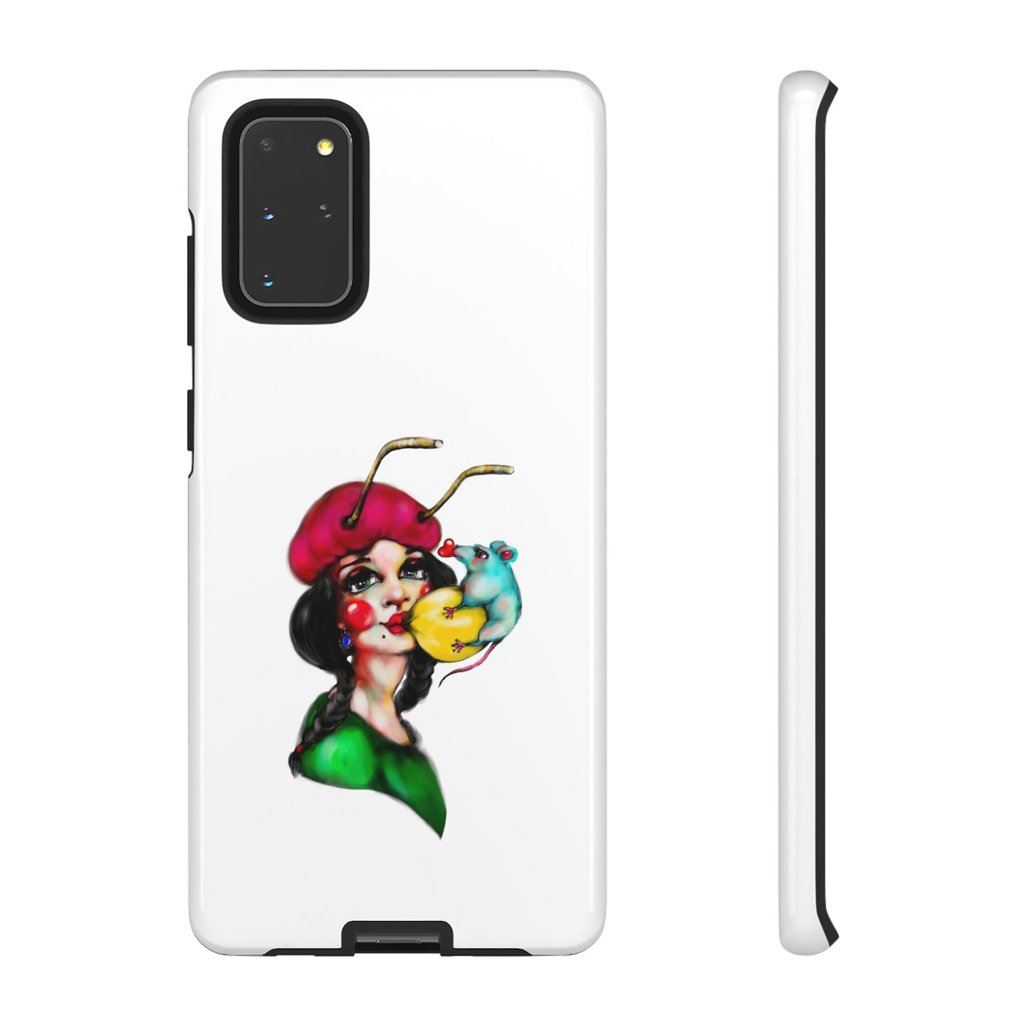 Design #211 White BKG-Tough Cases - MahaCase