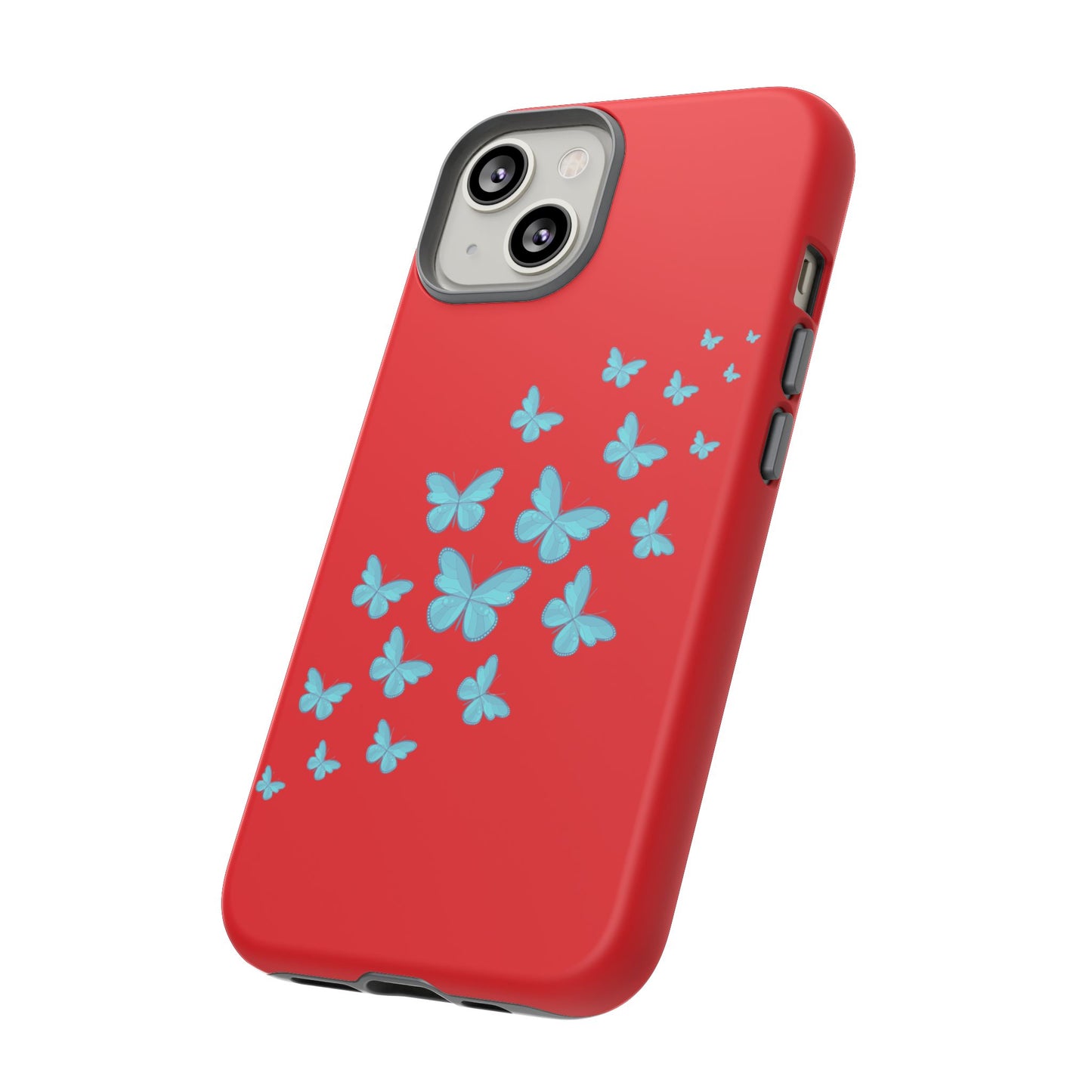 Butterflies in Red - Tough Cases iPhone Samsung Google Pixel - MahaCase