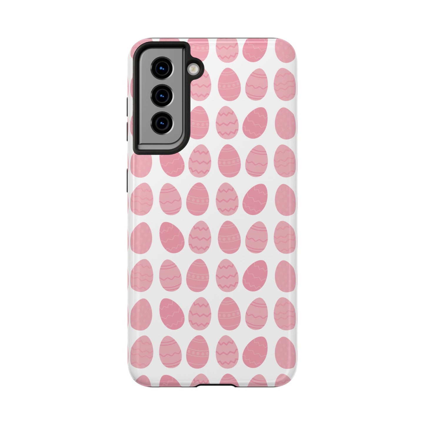 Pink Easter Egg Tough Phone Cases - Durable Protection for Spring Celebrations iPhone Samsung Galaxy - MahaCase