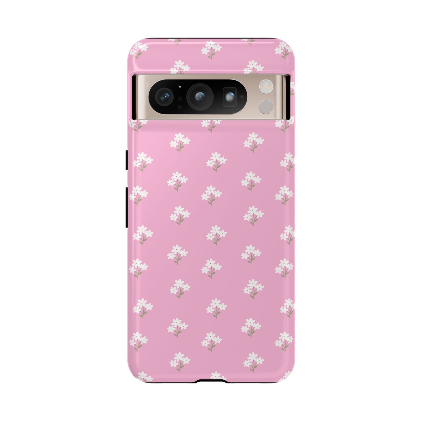 Floral Tough Phone Case - Pink Blossom Design - iPhone Samsung Galaxy Google Pixel - MahaCase