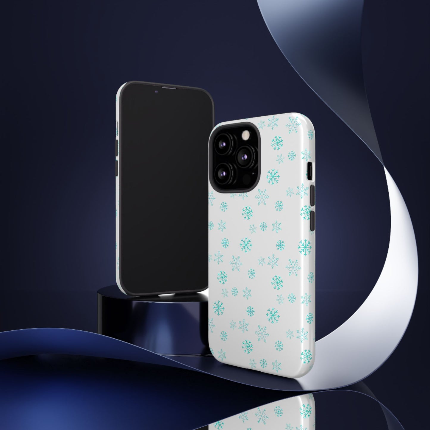 Snowy Blue #12 - Tough Cases iPhone Samsung Google Pixel - MahaCase
