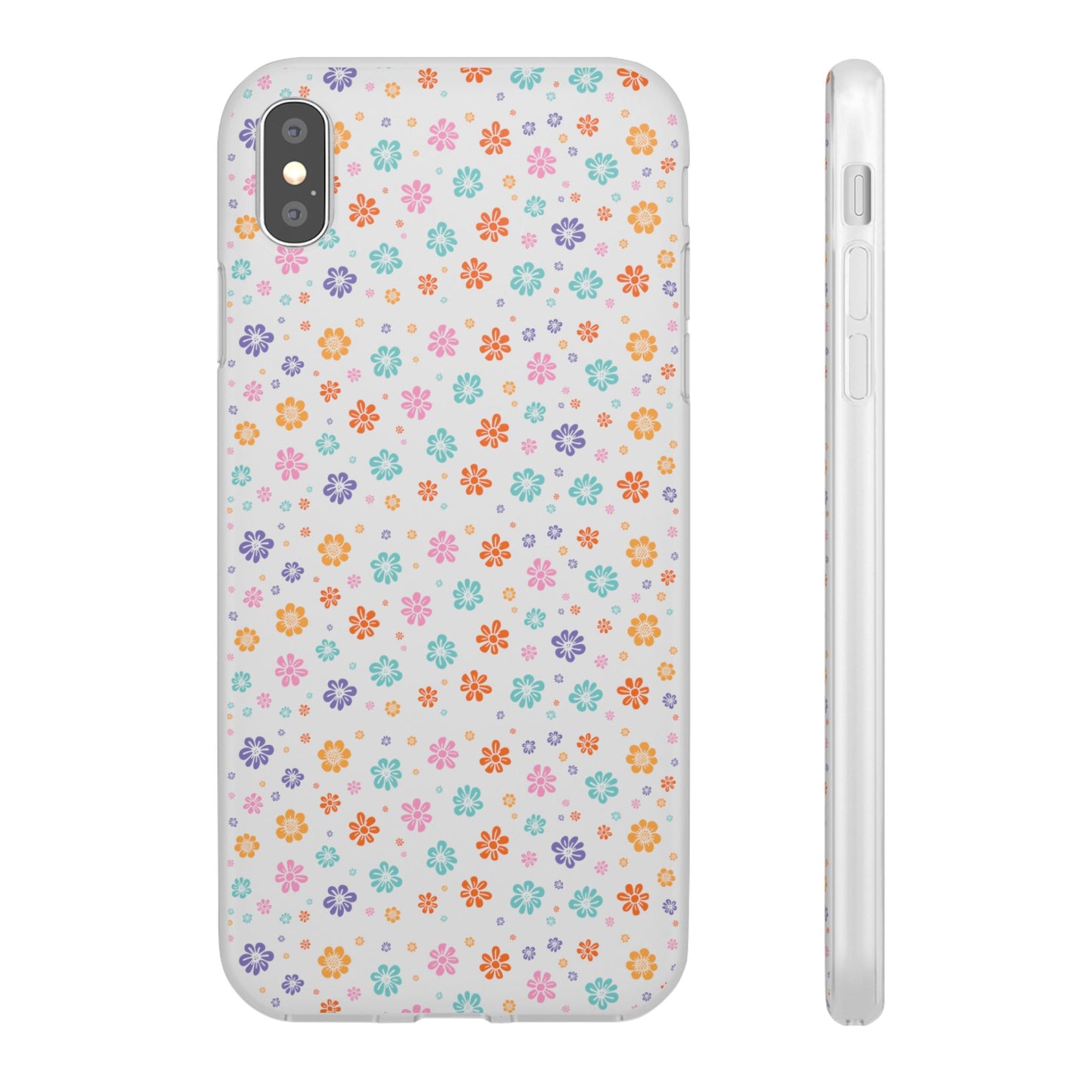 Colorful Spring Floral Flexi Case - Stylish Phone Protection - iPhone Samsung with Gift Packaging - MahaCase