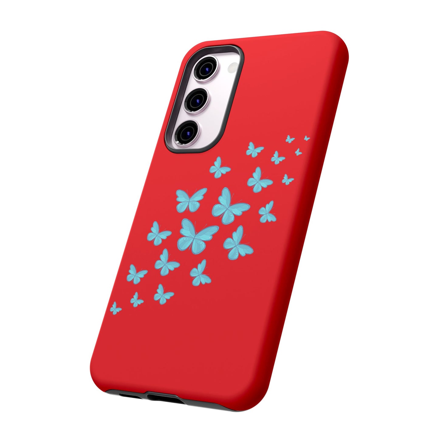 Butterflies in Red - Tough Cases iPhone Samsung Google Pixel - MahaCase