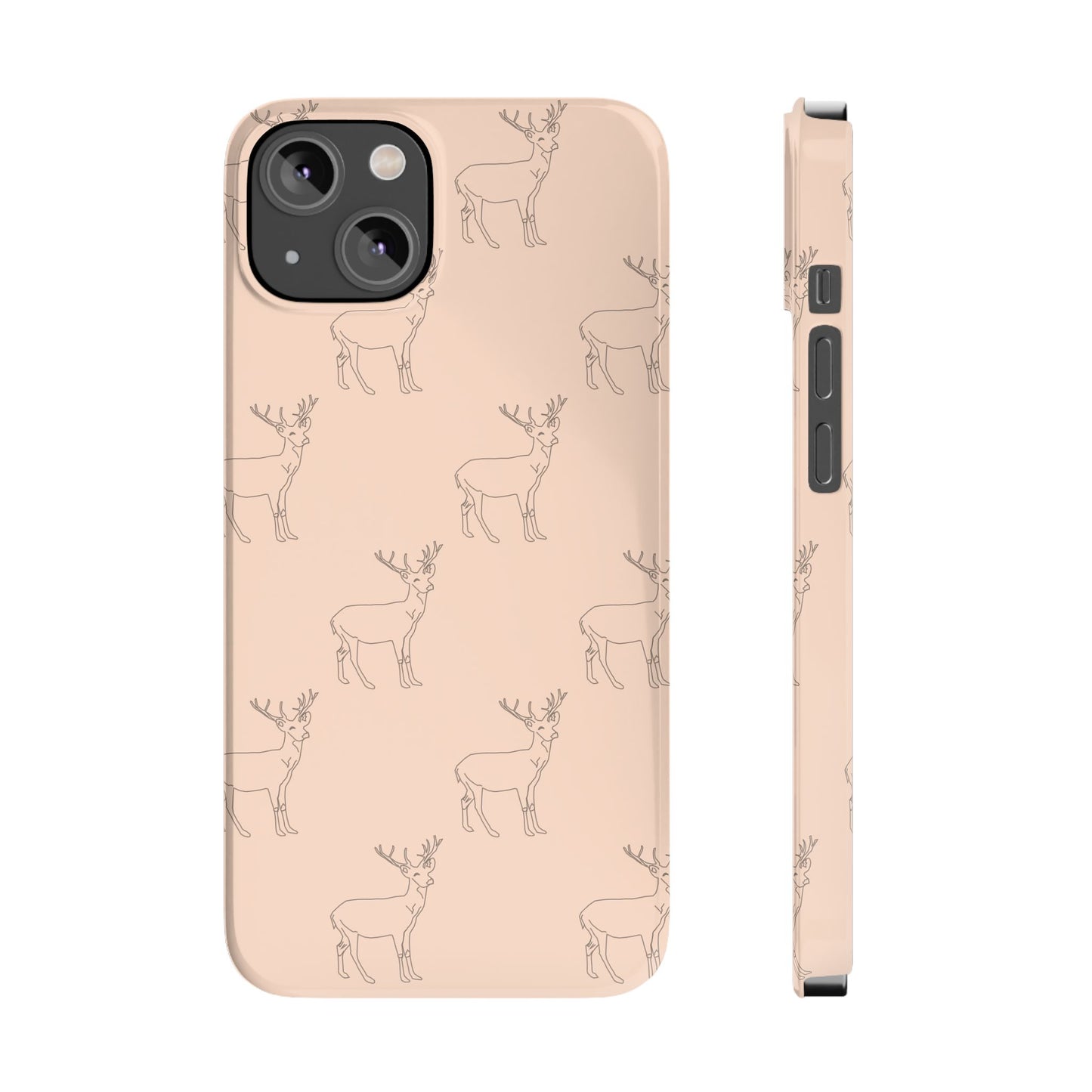 Deer Pattern #03-Slim iPhone Cases - MahaCase