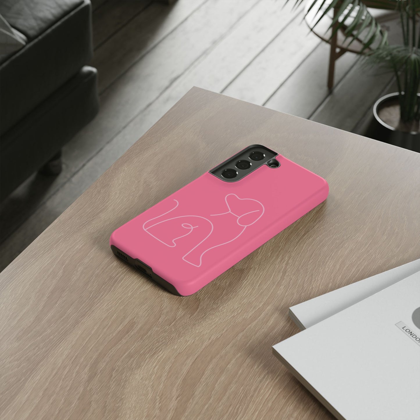 Pink Pup #10-Tough Cases iPhone Samsung Google Pixel - MahaCase