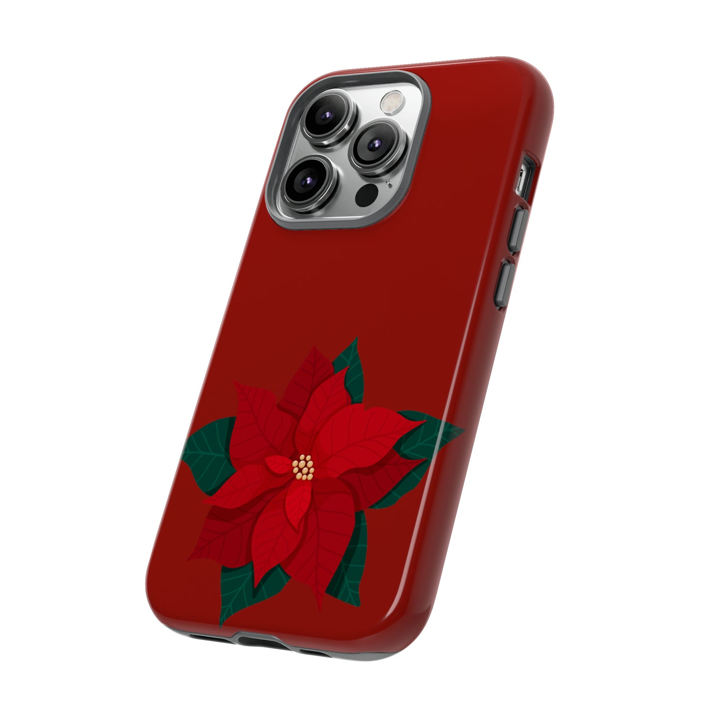 Poinsettia Charm #12-Tough Cases - MahaCase
