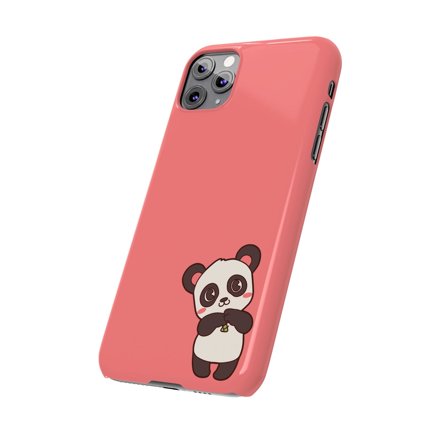 Cute Panda #36-Slim iPhone Cases - MahaCase